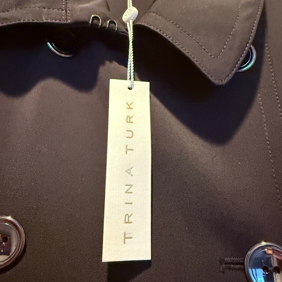 TRINA TURK Black New with Tags dress coat - Picture 2 of 5